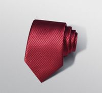 Business Formal Geometric Stripe Polyester Men's Tie sku image 18