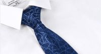 Business Formal Geometric Stripe Polyester Men's Tie sku image 6