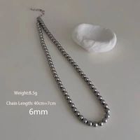 Simple Style Pearl Arylic Beaded Women's Necklace sku image 2
