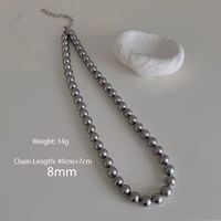 Style Simple Perle Arylique Perlé Femmes Collier main image 2