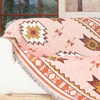 Ethnic Style Color Block Cotton Tapestry Tapestry main image 4