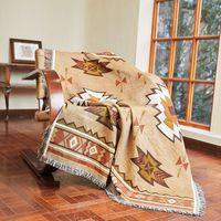 Ethnic Style Color Block Cotton Tapestry Tapestry sku image 2
