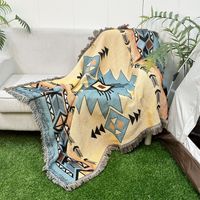 Ethnic Style Color Block Cotton Tapestry Tapestry sku image 4