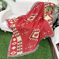 Ethnic Style Color Block Cotton Tapestry Tapestry sku image 7