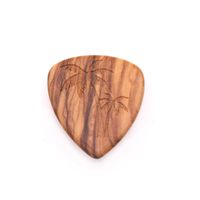 Color Block Notes Wood Guitar Pick 1 Piece main image 4