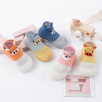 Kid's Sports Cartoon Round Toe Sock Shoes main image 1