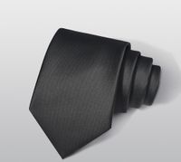 Business Formal Stripe Waves Polyester Men's Tie sku image 6