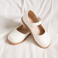 Girl's Elegant Solid Color Round Toe Flats main image 5