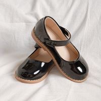 Girl's Elegant Solid Color Round Toe Flats main image 3