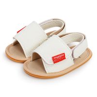 Kid's Vintage Style Solid Color Open Toe Casual Sandals sku image 1