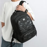 Waterproof Solid Color Casual Daily Laptop Backpack main image 4
