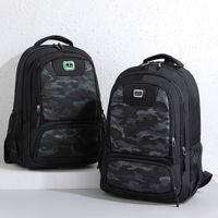 Waterproof Solid Color Casual Daily Laptop Backpack main image 3