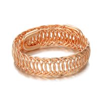 Simple Style Geometric Iron Hollow Out Unisex Bangle sku image 3