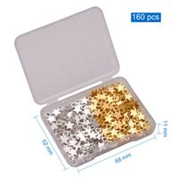 1 Set Simple Style Star Alloy Plating Jewelry Accessories main image 2