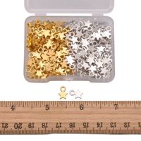 1 Set Simple Style Star Alloy Plating Jewelry Accessories main image 4
