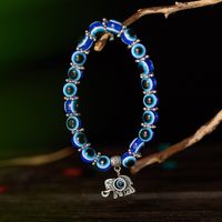 Simple Style Tortoise Palm Owl Glass Beaded Unisex Bracelets sku image 5