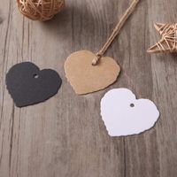Simple Style Double Heart Paper Party Candy Decoration Card sku image 4