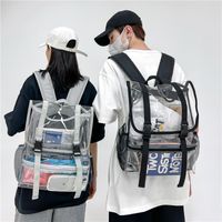 Waterproof Solid Color Casual Daily Women's Backpack main image 6