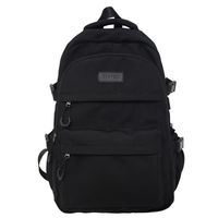 Solid Color Casual Daily Laptop Backpack sku image 1