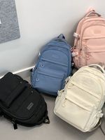 Solid Color Casual Daily Laptop Backpack main image 4