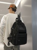 Solid Color Casual Daily Laptop Backpack main image 6