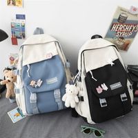 Solid Color Casual Daily Women's Backpack main image 4