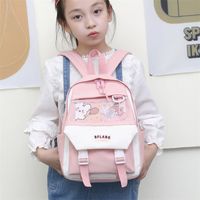 Solid Color Casual Daily Kids Backpack main image 3