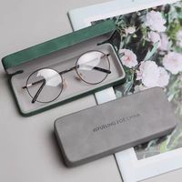 Simple Style Classic Style Solid Color Metal Unisex Glasses Case main image 1