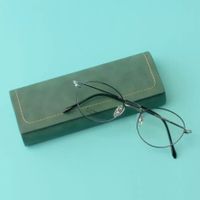 Simple Style Classic Style Commute Solid Color Metal Unisex Glasses Pouch main image 2