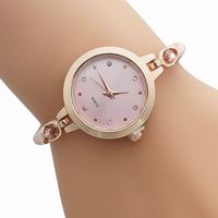 Cute Sweet Solid Color Jewelry Buckle Quartz Women's Watches sku image 1