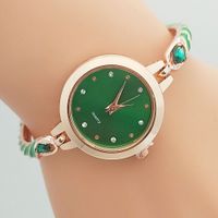 Cute Sweet Solid Color Jewelry Buckle Quartz Women's Watches main image 5