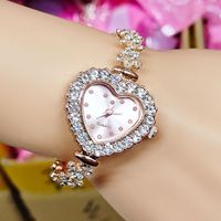Simple Style Classic Style Color Block Jewelry Buckle Quartz Women's Watches sku image 1