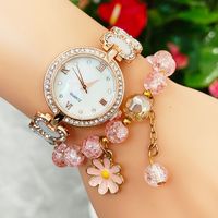 Simple Style Classic Style Color Block Jewelry Buckle Quartz Women's Watches sku image 6