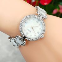 Simple Style Classic Style Color Block Jewelry Buckle Quartz Women's Watches sku image 3