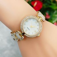 Simple Style Classic Style Color Block Jewelry Buckle Quartz Women's Watches sku image 2