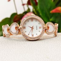 Simple Style Classic Style Color Block Jewelry Buckle Quartz Women's Watches main image 3
