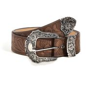 Casual Simple Style Printing Imitation Leather Alloy Women's Leather Belts sku image 2