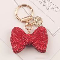 Cartoon Style Bow Knot Alloy Inlay Zircon Women's Keychain main image 3