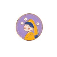 Mignon Personnage De Dessin Animé Alliage Unisexe Broches sku image 2