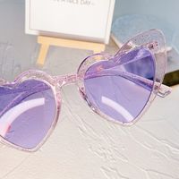 Casual Heart Shape Pc Special-shaped Mirror Full Frame Women's Sunglasses main image 2