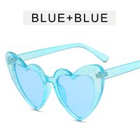 Casual Heart Shape Pc Special-shaped Mirror Full Frame Women's Sunglasses sku image 5