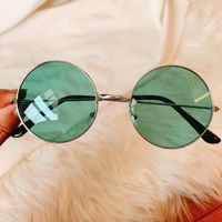 Simple Style Commute Color Block Resin Special-shaped Mirror Full Frame Women's Sunglasses sku image 11