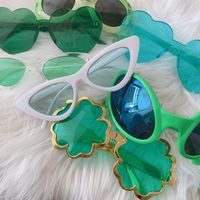 Simple Style Commute Color Block Resin Special-shaped Mirror Full Frame Women's Sunglasses main image 4