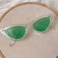 Simple Style Commute Color Block Resin Special-shaped Mirror Full Frame Women's Sunglasses sku image 17