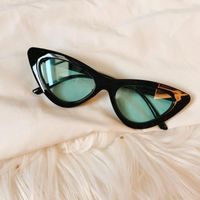 Simple Style Commute Color Block Resin Special-shaped Mirror Full Frame Women's Sunglasses sku image 10