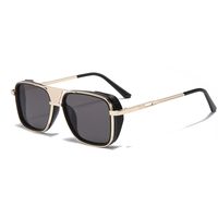 Elegant Simple Style Color Block Pc Square Full Frame Women's Sunglasses main image 3