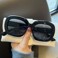 Simple Style Solid Color Pc Square Full Frame Women's Sunglasses sku image 1