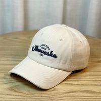 Women's Hip-hop Simple Style Commute Letter Embroidery Patch Curved Eaves Baseball Cap sku image 1