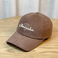 Women's Hip-hop Simple Style Commute Letter Embroidery Patch Curved Eaves Baseball Cap main image 4