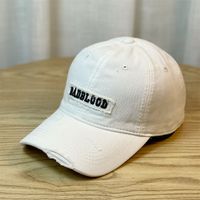 Women's Hip-hop Simple Style Commute Letter Embroidery Patch Curved Eaves Baseball Cap main image 9